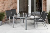 MX Gartenmöbel Sorrento Set 5tlg., Tisch 150x90cm
